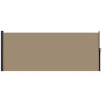 Retractable Side Awning, Garden Divider | Medium | Khaki