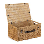Wicker Buff 60cm Picnic Basket | Brown