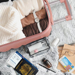 Large 29" Hard Shell Bubble Design Check-in Suitcase Hold Luggage Bag 20kg+ | Large | Rose Gold