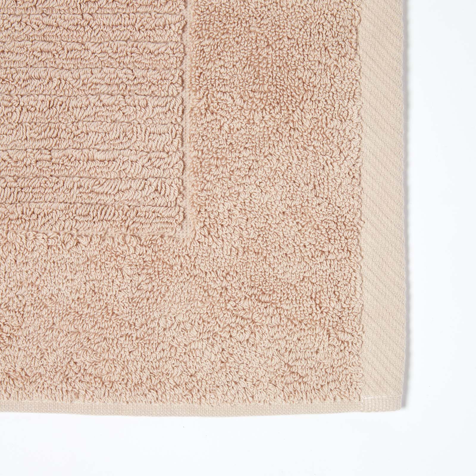 Imperial Plain Turkish Cotton Bath Mat | 50 x 80cm | Stone