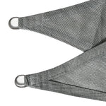 Sun Shade Sail Hdpe Rectangle Canopy, Charcoal Grey | Medium | Charcoal Gray