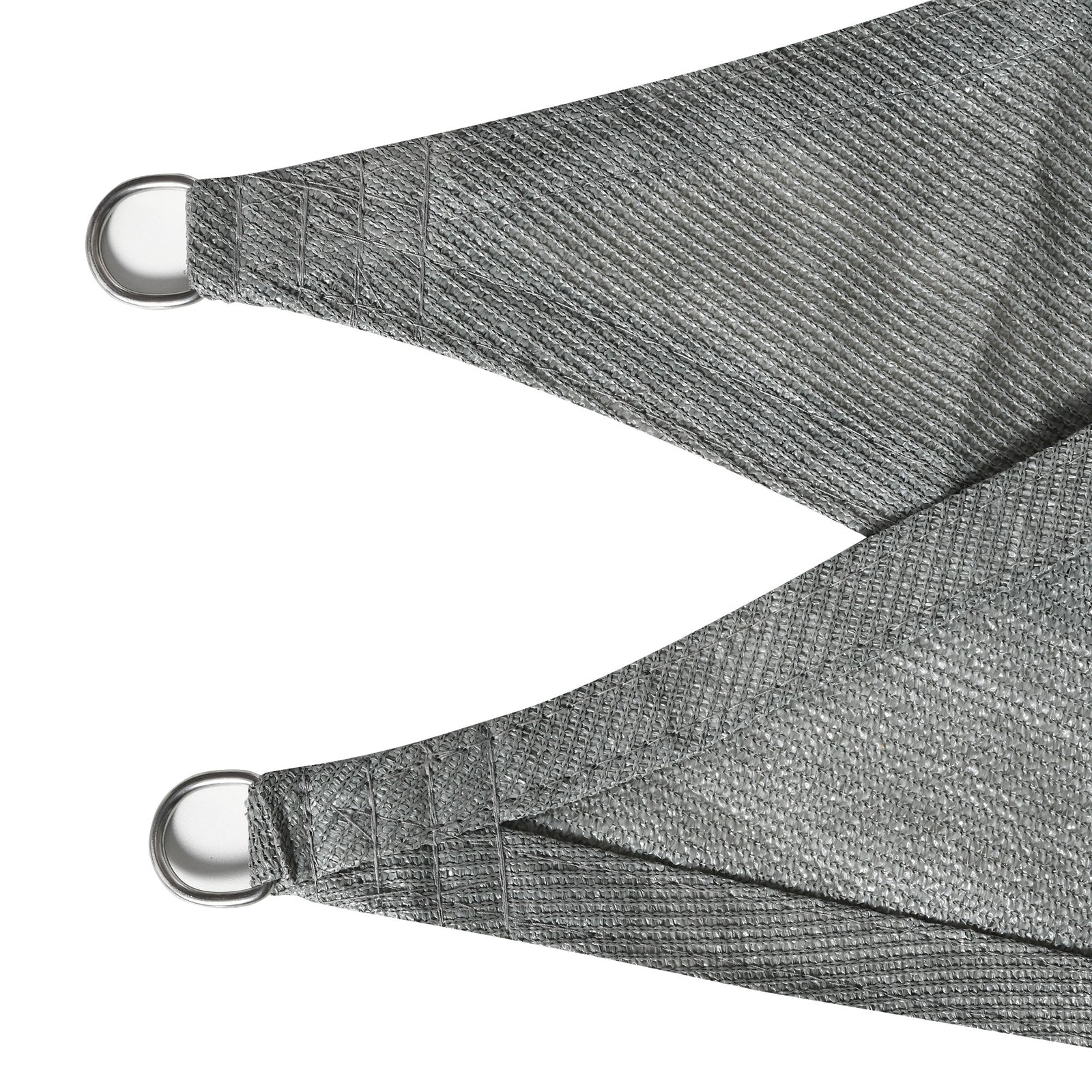 Sun Shade Sail Hdpe Rectangle Canopy, Charcoal Grey | Medium | Charcoal Gray