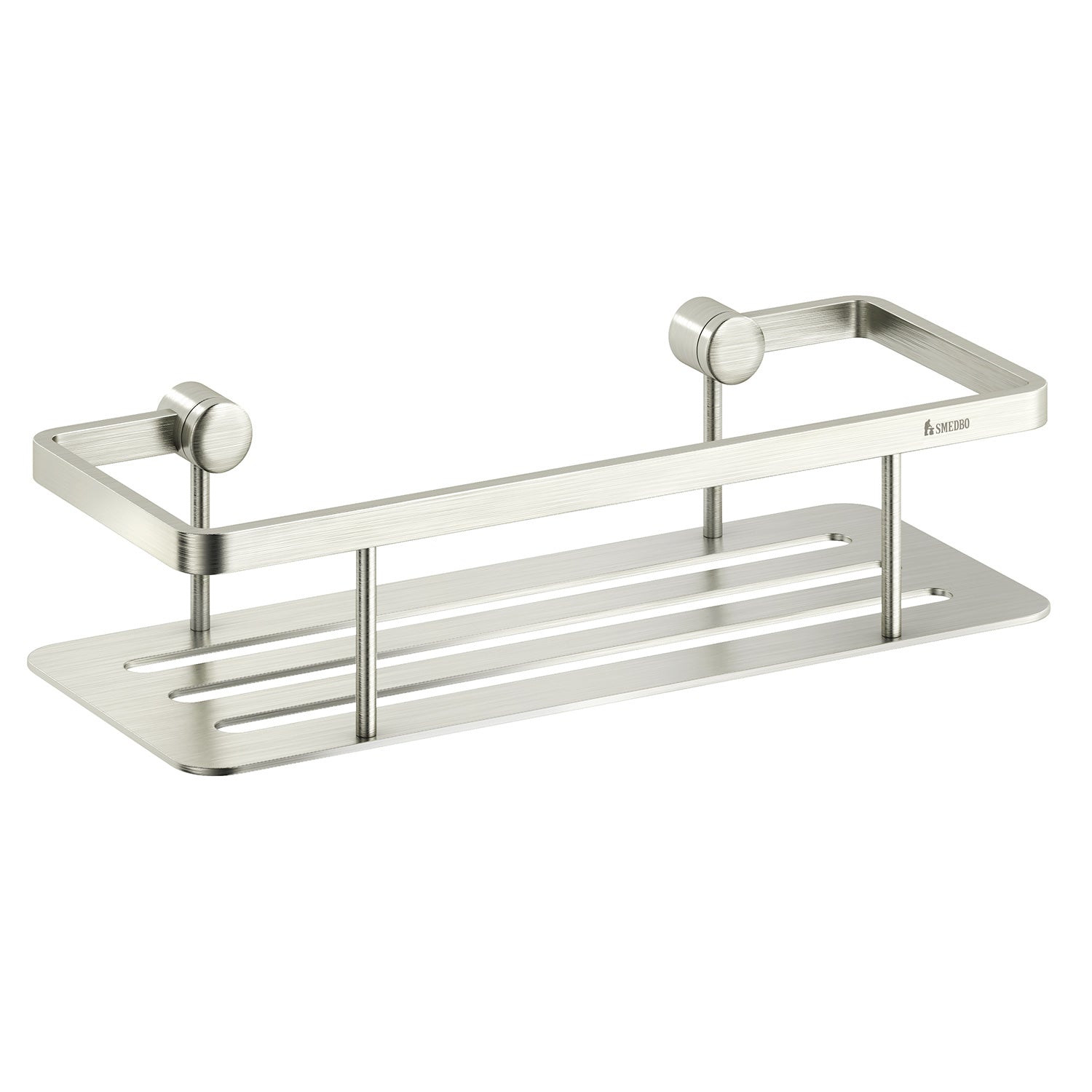 Shower Basket Wall Mounted Soap Caddy Non-rust Storage Shelf | Brushed Nickel
