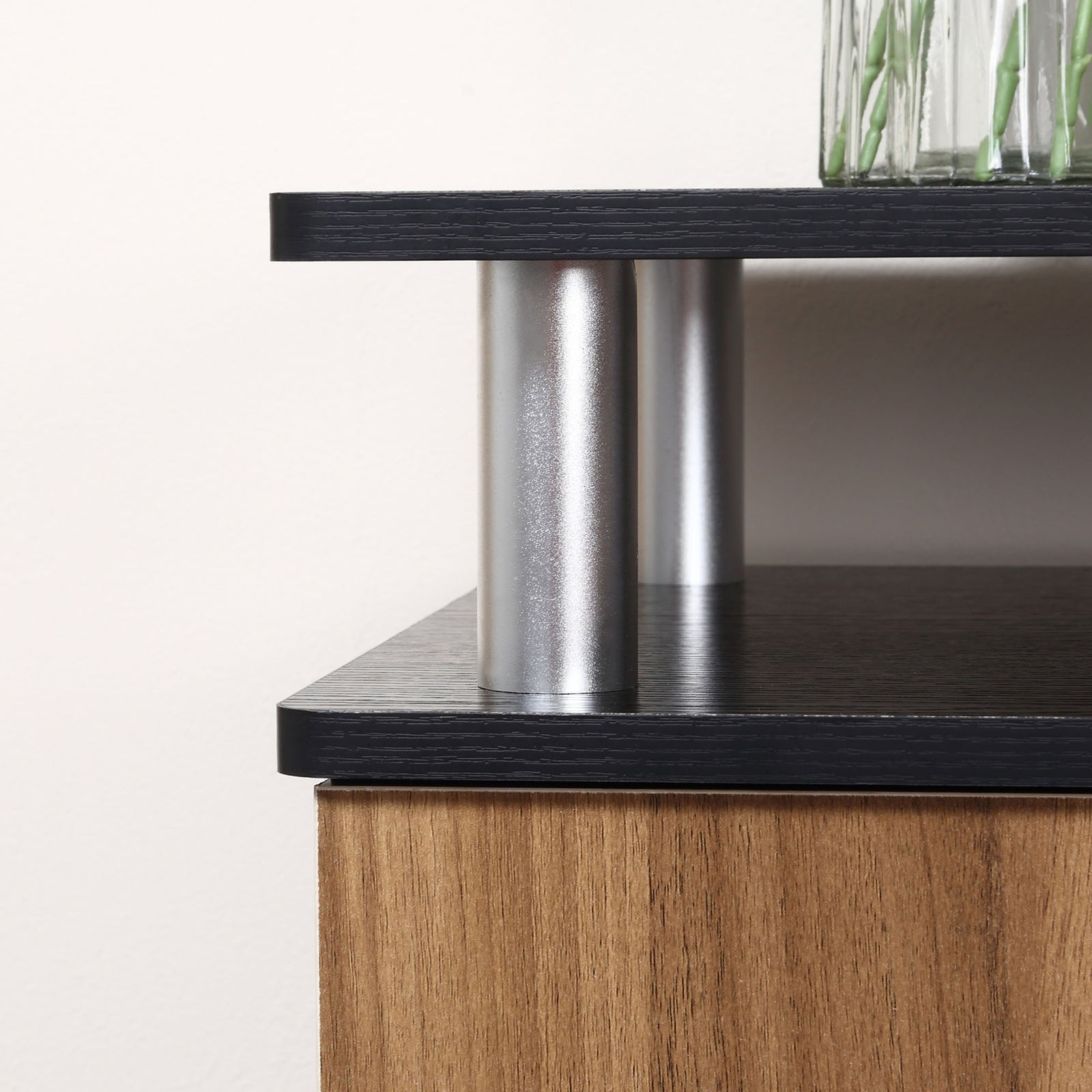 Tv Cabinet Stand Entertainment Media Black | Brown