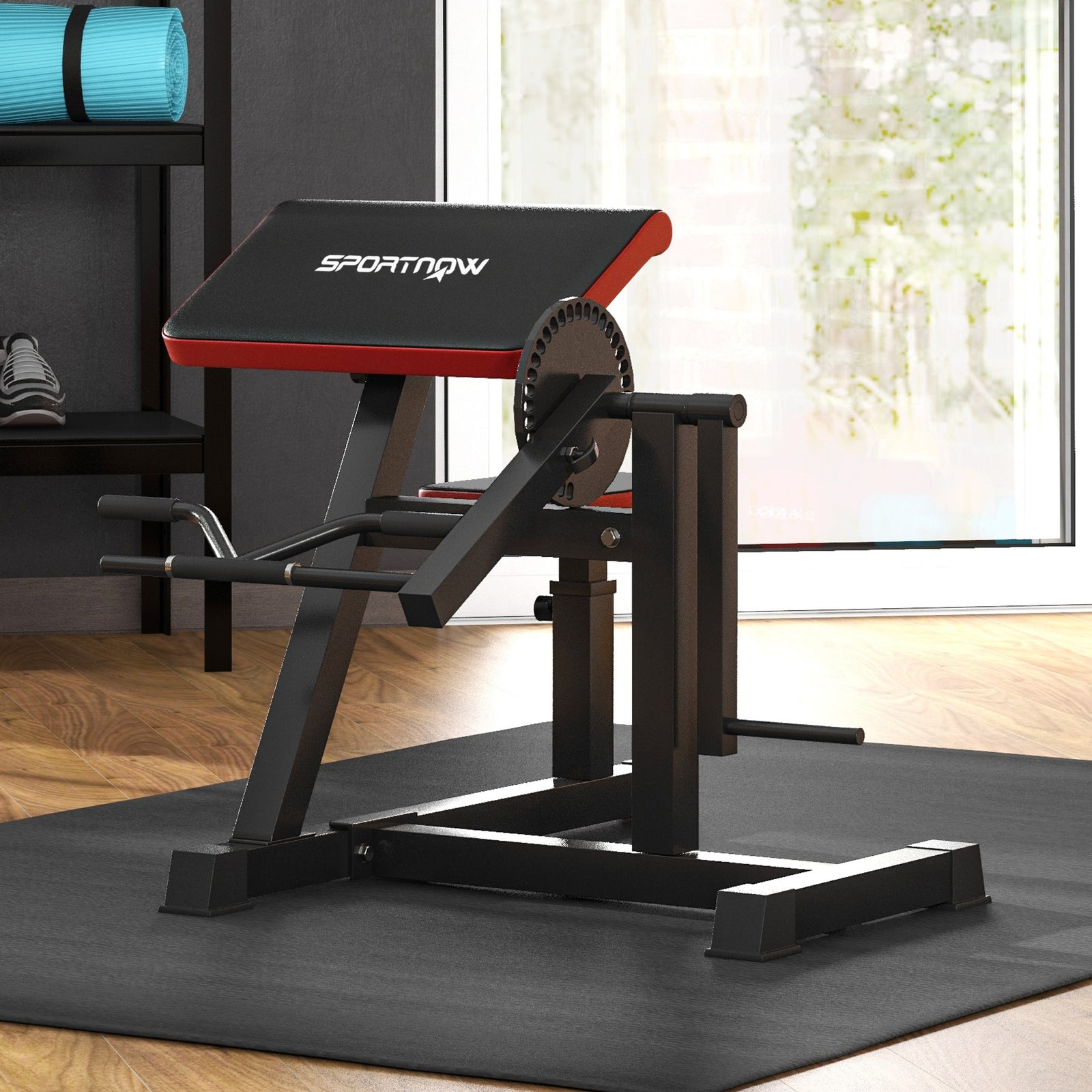 Preacher Curl Bench W/ Handlebar