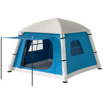 Inflatable Camping Tent, Easy Setup 2 Man Tent | Blue