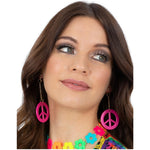 Neon Pink Cnd Earrings