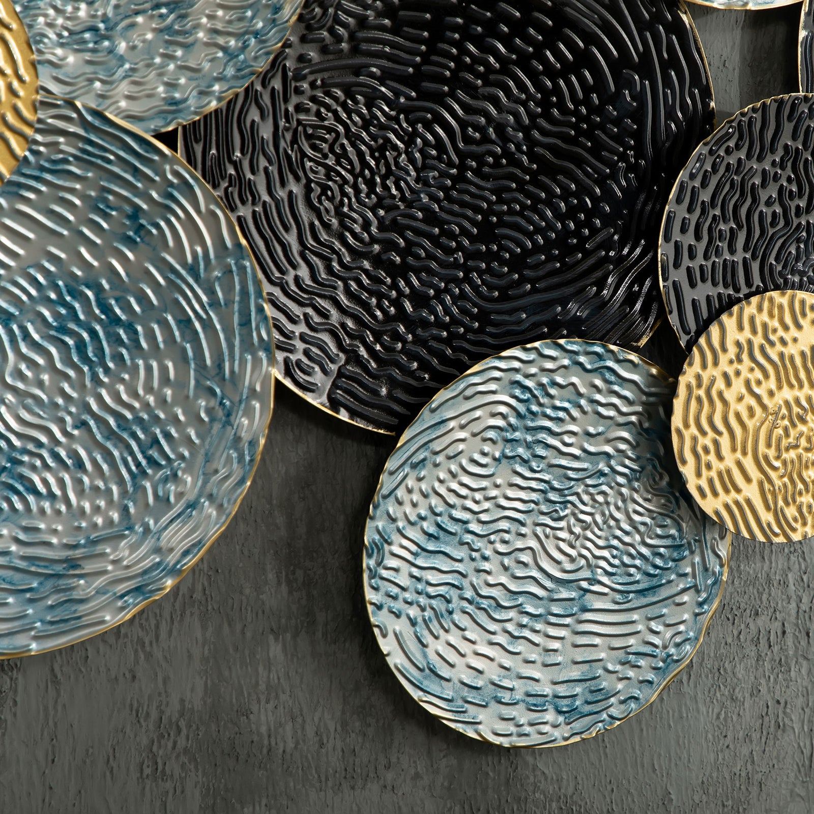 Minimalist Metal Wall Art Circle Home Hanging Wall Sculpture