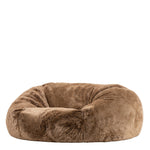 Cloud Giant Faux Fur Bean Bag 2-seater | Beige