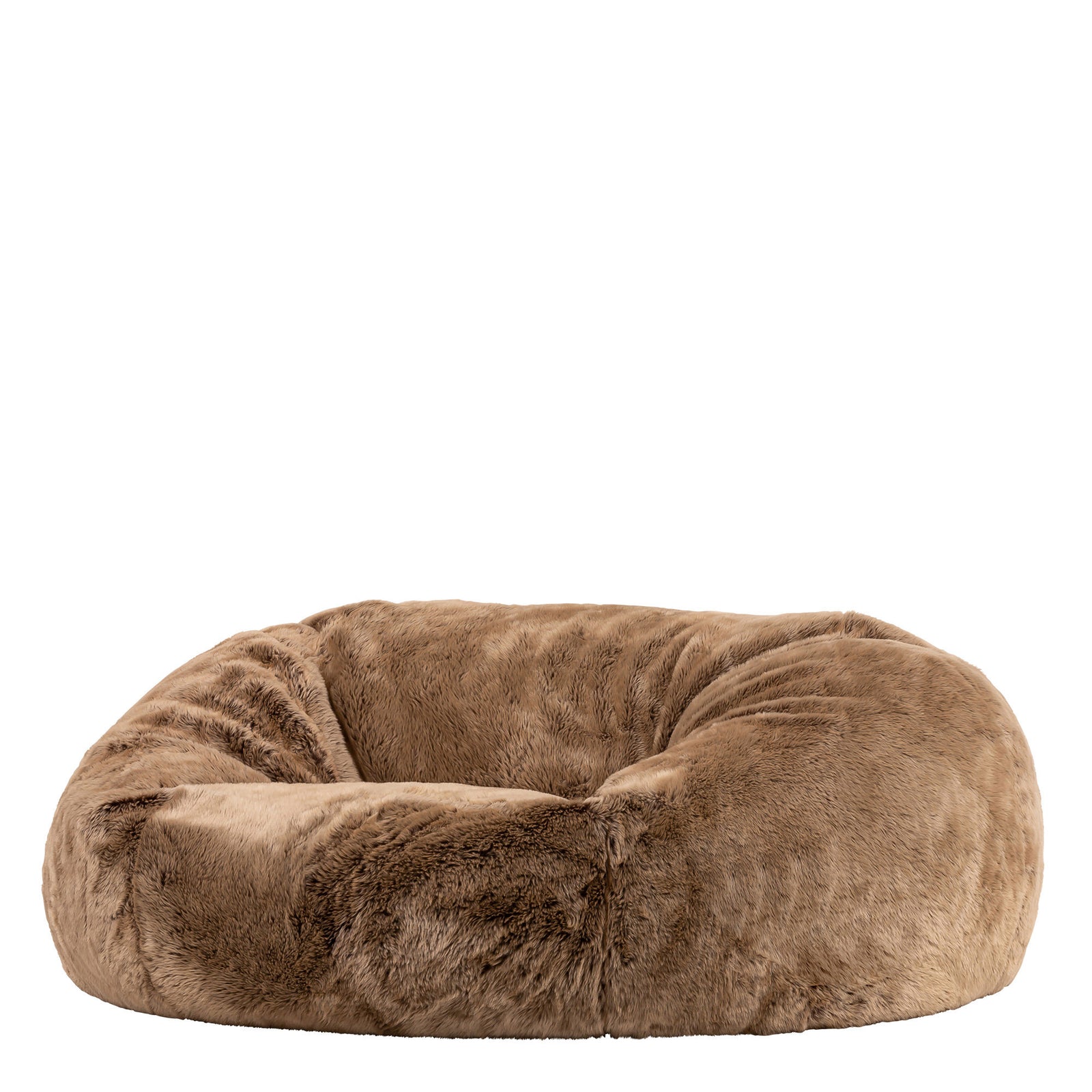 Cloud Giant Faux Fur Bean Bag 2-seater | Beige