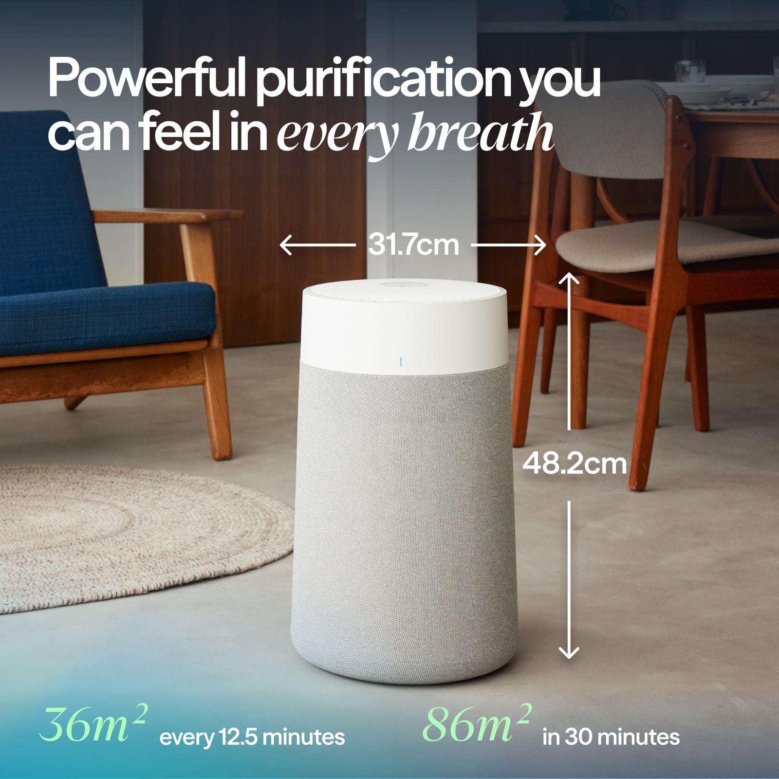 Blue Max 3350i Smart Air Purifier - For Rooms Up To 86m2