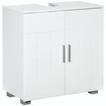 Bathroom Pedestal Under Sink Cabinet With Adjustable Shelf
