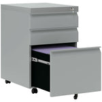 3 Drawer File Cabinet Lockable Metal Filling Cabinet | One Size | Gray