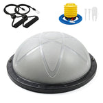 Half Balance Ball Trainer Resistance Band Core Trainer Strength Gym | Grey