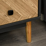 5 Drawer Storage Cabinet Chest With Metal Handles