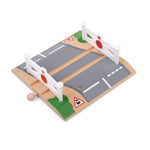 Railway Level Crossing for Wooden Train Sets