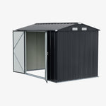 Breeins 10x7 FT Large Metal Garden Tool Storage Shed