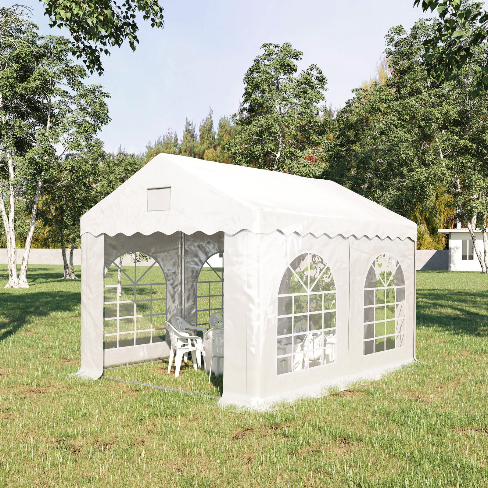 Patio Garden Party Canopy, Bbq, Camping Gazebo Trent Garden