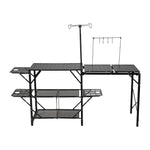 Portable Folding Camping Table, Extendable Aluminium Outdoor Table For Camping, Picnic