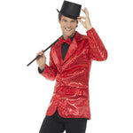Sequin Jacket, Mens | XL | Red