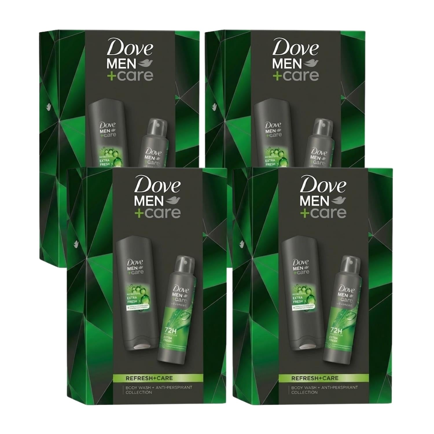 Refresh And Care Duo Gift Set For Him, Body Wash And Deodorant | Set of 4