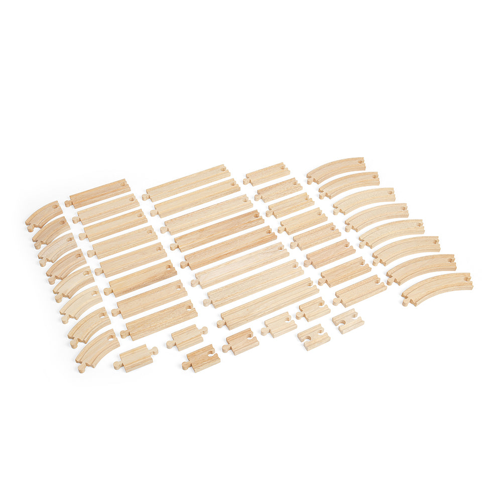48 Piece Curves and Straights Track Bundle