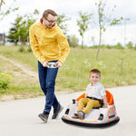 360° Rotation 12v Kids Bumper Car W/ Remote Control | Orange