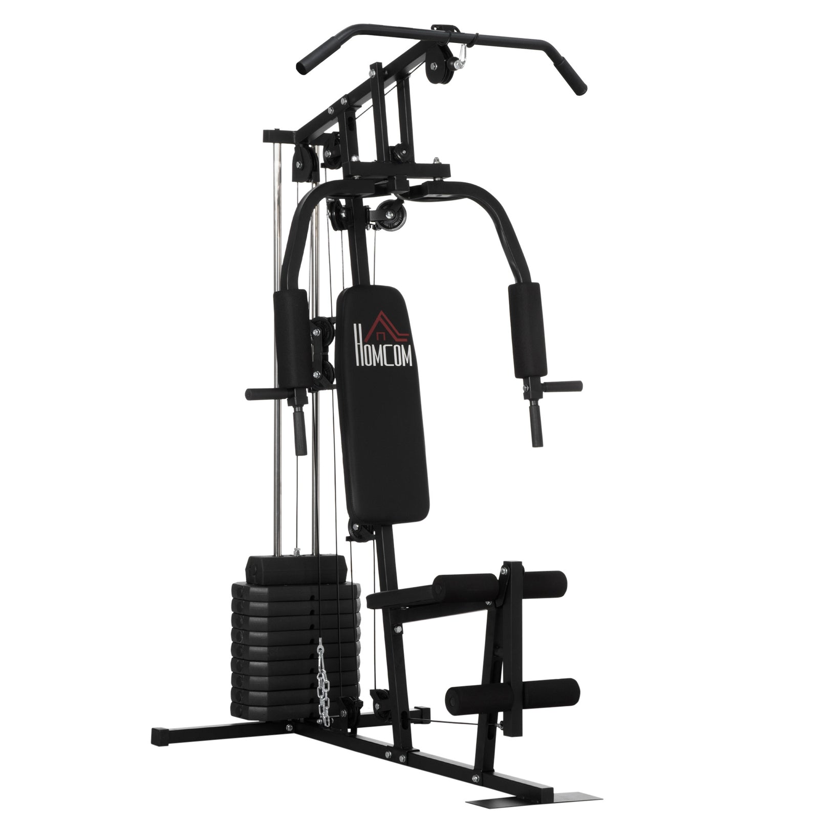 Home Gym Machine With 45kg Weight Stack | Black