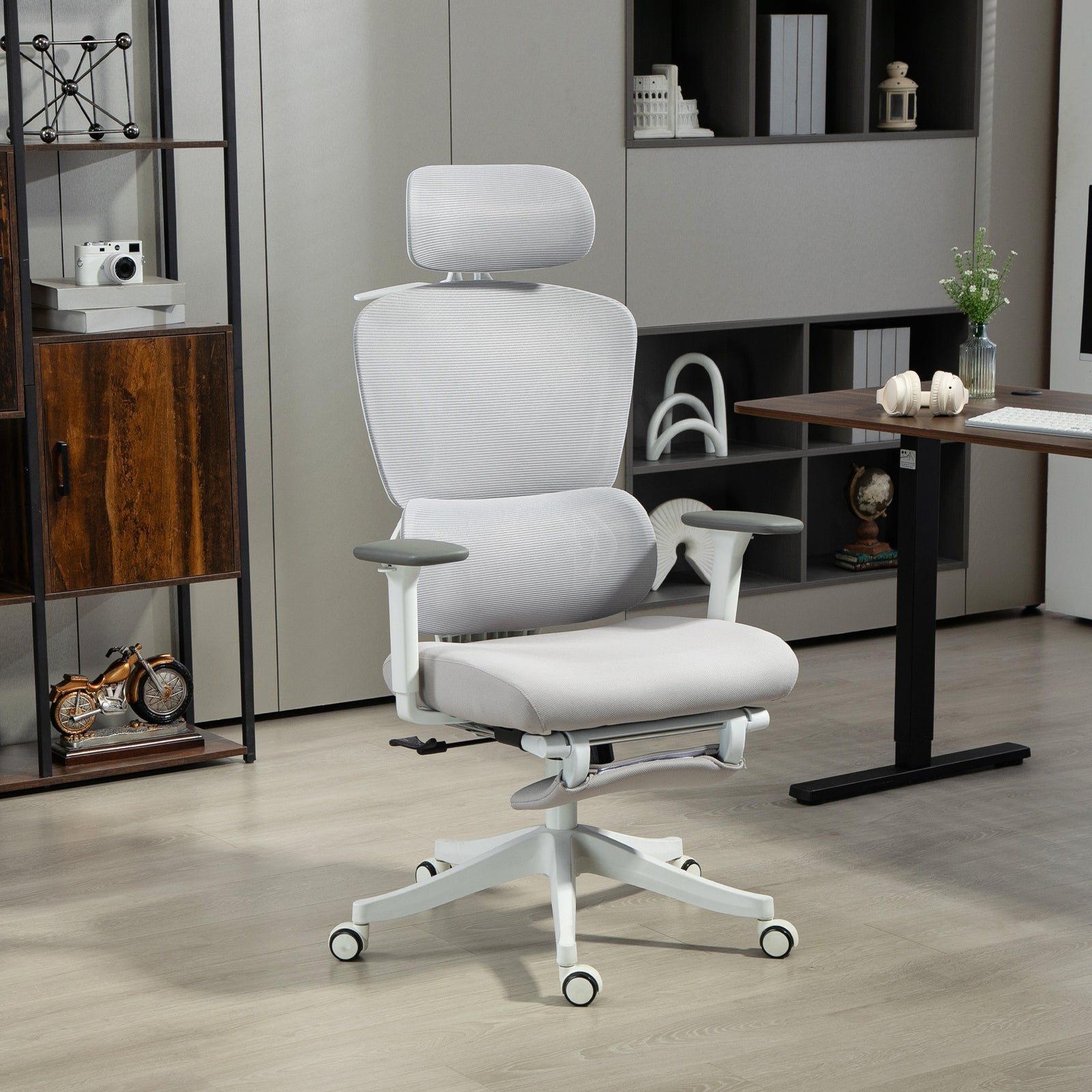 Ergonomic Office Chair Recliner Computer Chair With Footrest