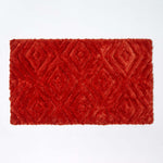 Ikat Pattern Bath Mat | 50 x 80cm | Orange