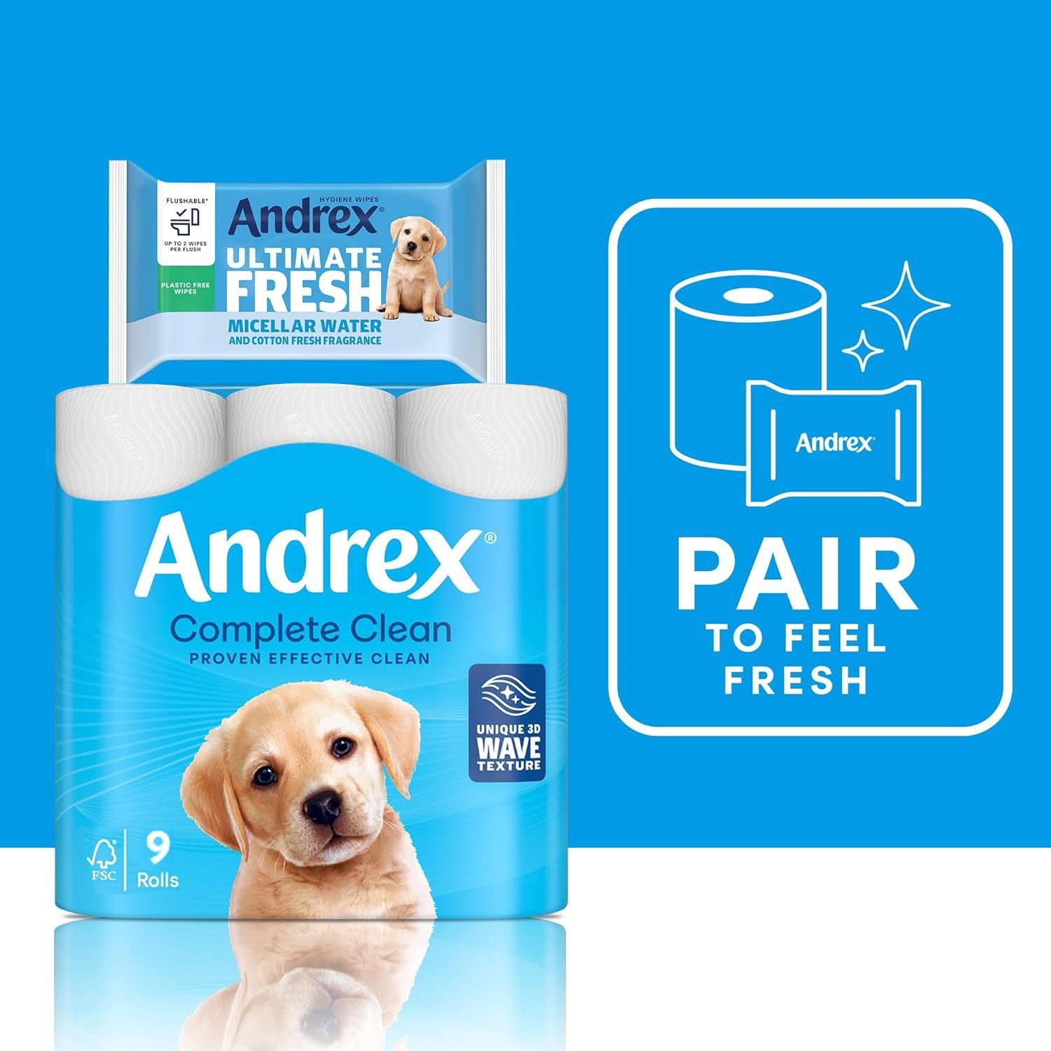 Toilet Rolls X36 Classic Clean Fragrance-free 2 Ply Toilet Paper