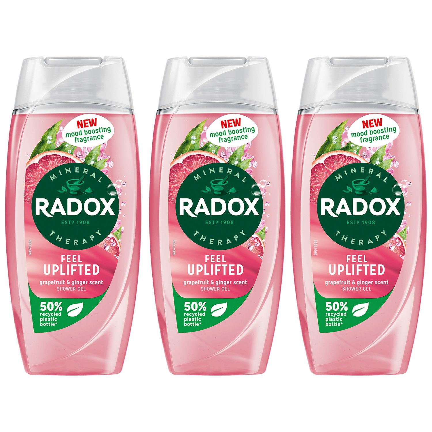 Shower Gel Feel Uplifted With Grapefruit & Ginger Scent - 225 Ml, 3pk | 3 | Pink