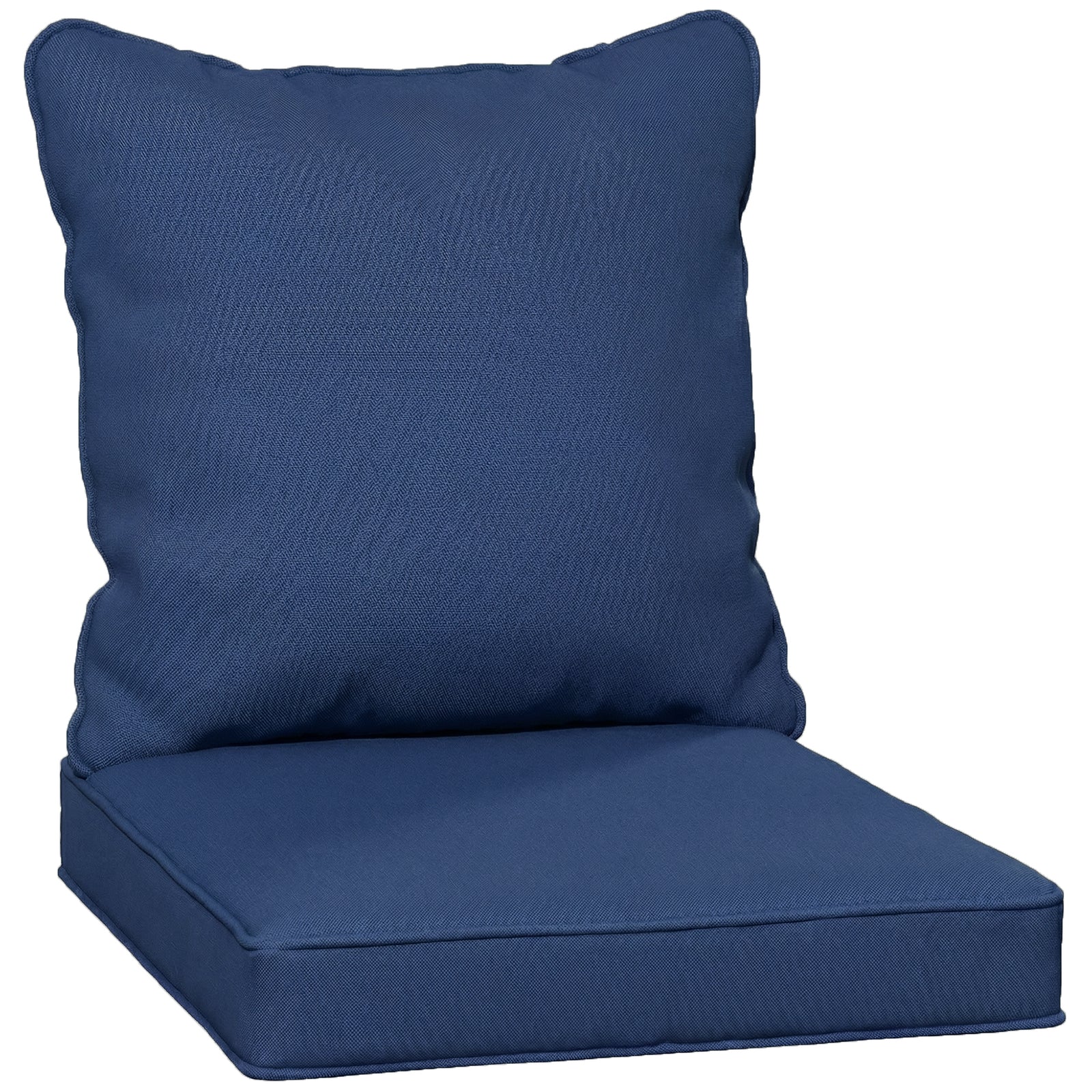 Cushion Set With Seat & Back Pad, Cushion Only | Blue
