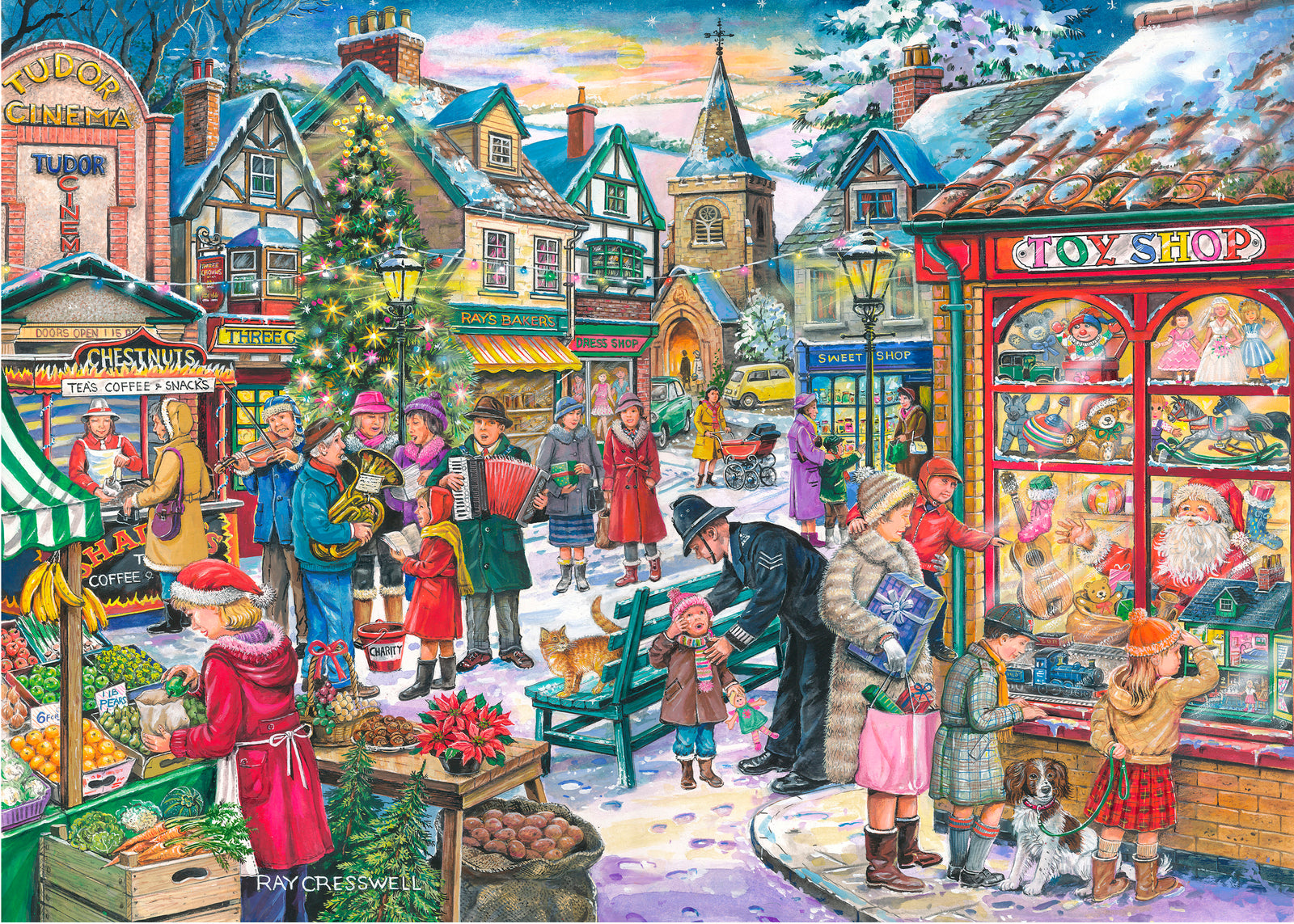 Window Shopping Jigsaw - Big 500 Piece Jigsaw Puzzle For Adults, With Extra Large Pieces