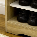 Shoe Cabinet Shoe Storage Organizer With Five Open Shelves