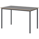 120cm Minimalistic Dining Table, Steel Frame
