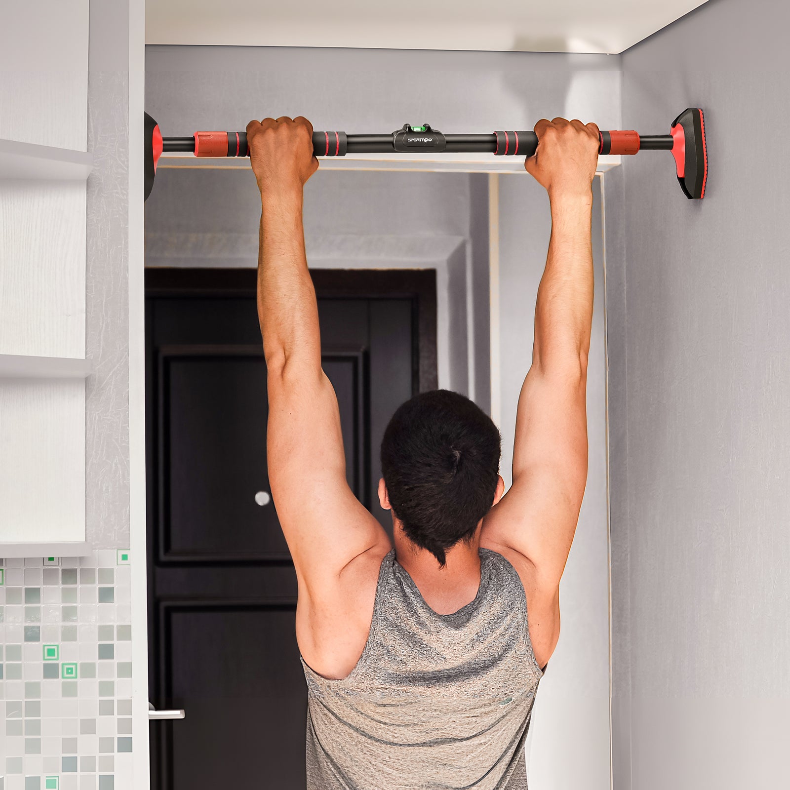 No-screw Doorway Pull Up Bar