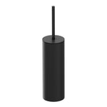 Toilet Brush, Black Matt, Freestanding. Collection Kubic