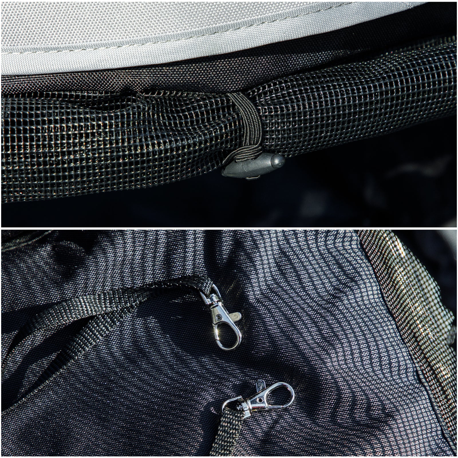 Lightweight Foldable Dog Stroller For Mini Dogs | Light Grey