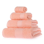 Turkish Cotton 500gsm Towel | Set-of-4 | Peach