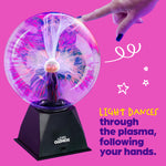Plasma Ball Lamp 8 Inch Magic Glass Lightning Sphere Gadget