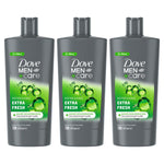 Men+care 3-in-1 Body, Face & Hair Wash Refreshing Extra Fresh 700ml, 3 Pack