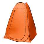 Portable Pop Up Toilet Tent Instant Foldable Camping Privacy Shower Changing Tent | Orange