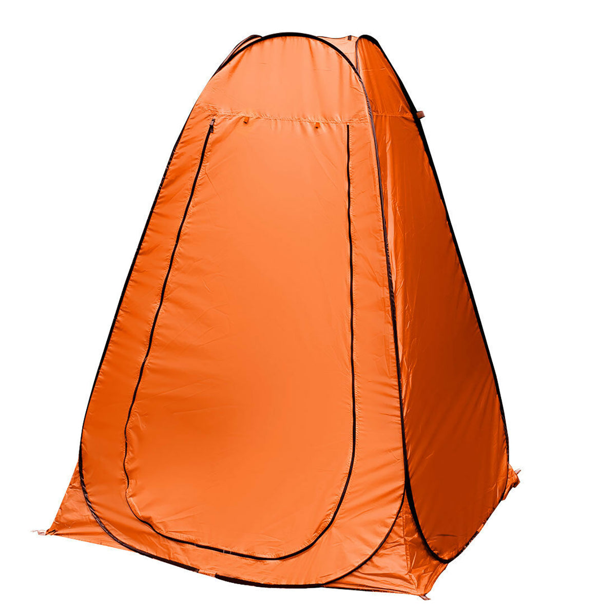 Portable Pop Up Toilet Tent Instant Foldable Camping Privacy Shower Changing Tent | Orange