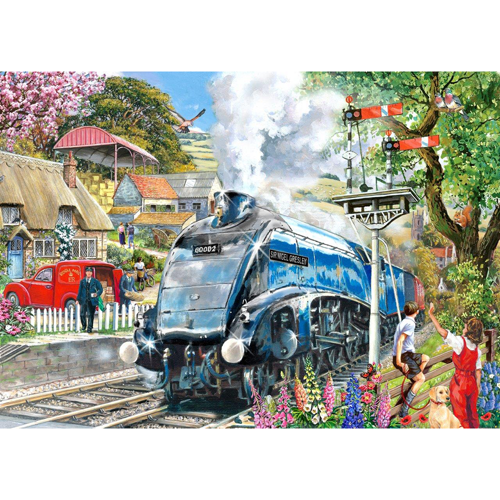 Knight Train - Big 500 Piece Jigsaw Puzzle For Adults, With Extra Large Pieces