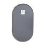 40x70cm Modern Oval Wall Mirror Metal Wall Mirror | Gold