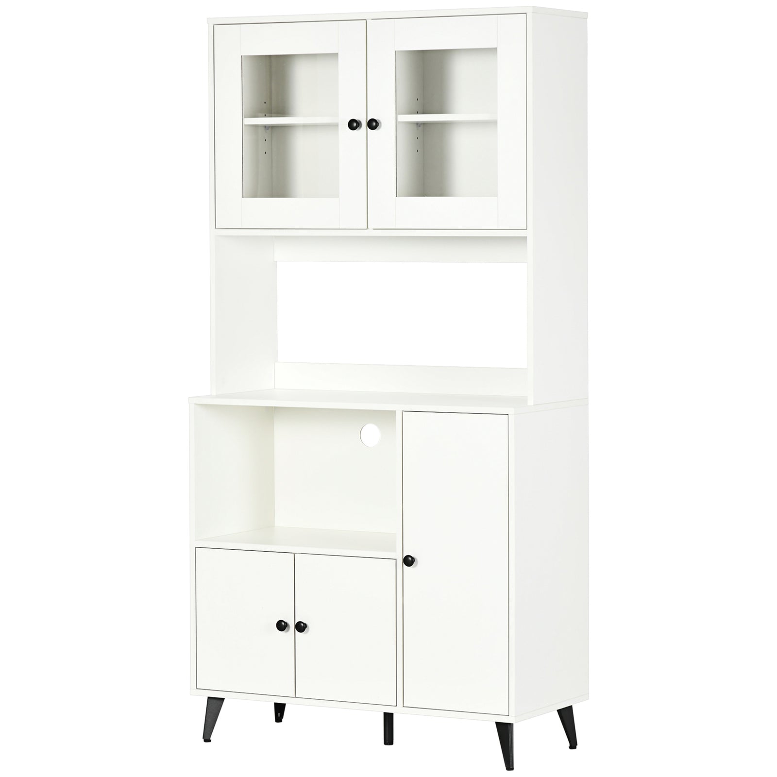 Freestanding Kitchen Cabinet With Adjustable Shelves