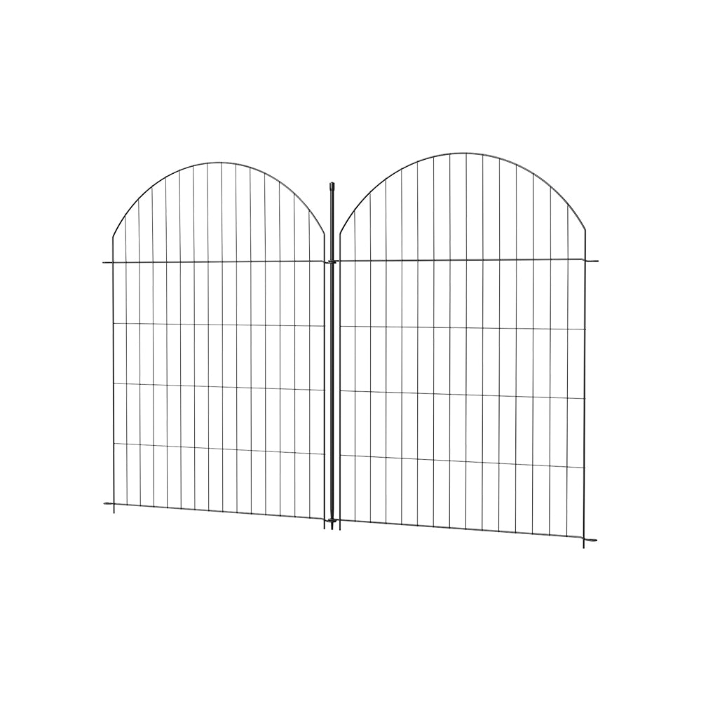 Breeins 10pcs Metal Garden Fences