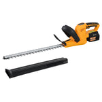 Cordless Hedge Trimmer With Brushless Motor, Orange