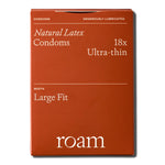 Ultra Thin Condoms For Safer Sex And Contraception Large Fit, 18pcs